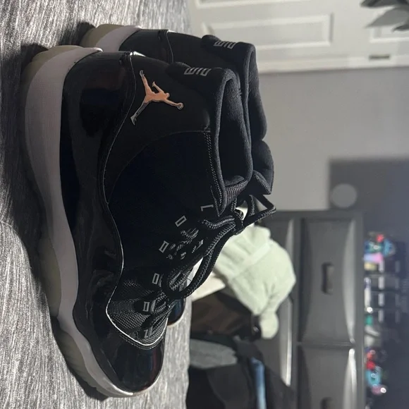 Jordan Kids Black and White Sneakers - Picture 3 of 12